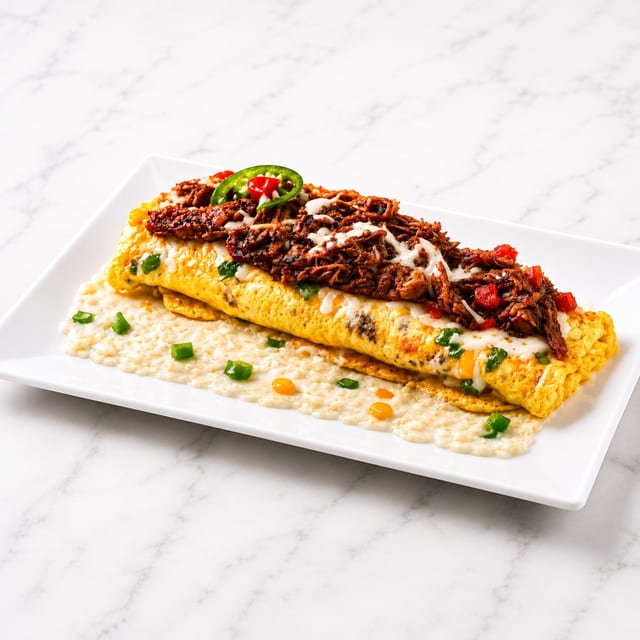Barbacoa Omelette.