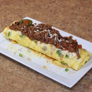 Barbacoa Beef Omelette