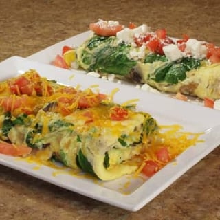 Greek Veggie Omelette